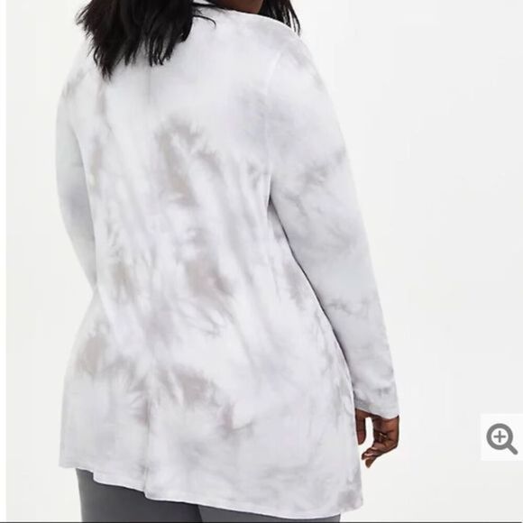 Torrid Tie-Dye Super Soft Cardigan Sweater NWT - Picture 4 of 5